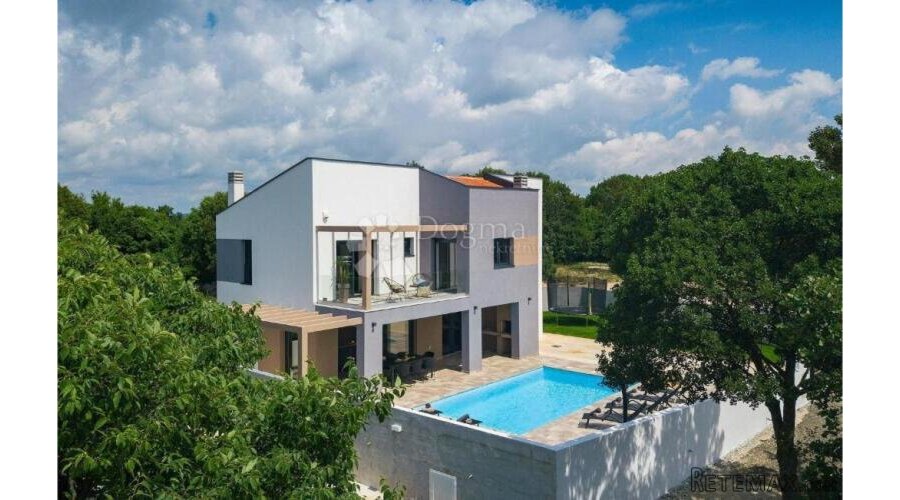 ISTRA,unutrašnjost,moderna vila na kraju sela - 2