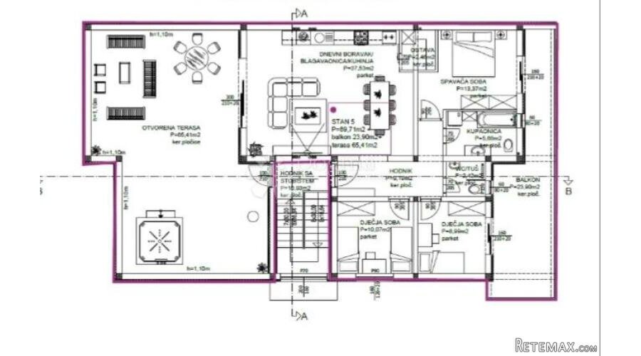 Penthouse u novogradnji,S5, Privlaka