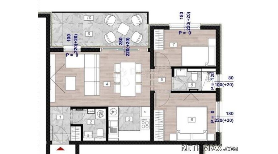 POVLJANA-STAN S11, 62,56 m² - 2
