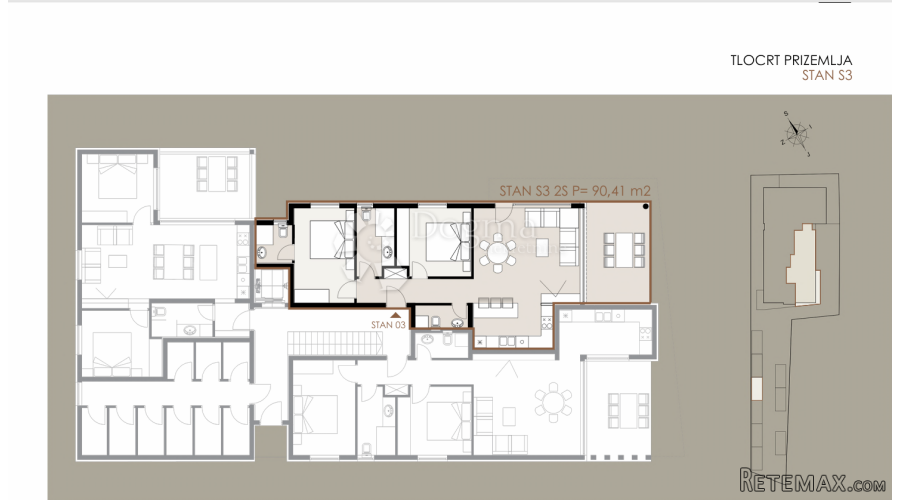 Top lokacija-Privlaka, 90,41m2 - 2
