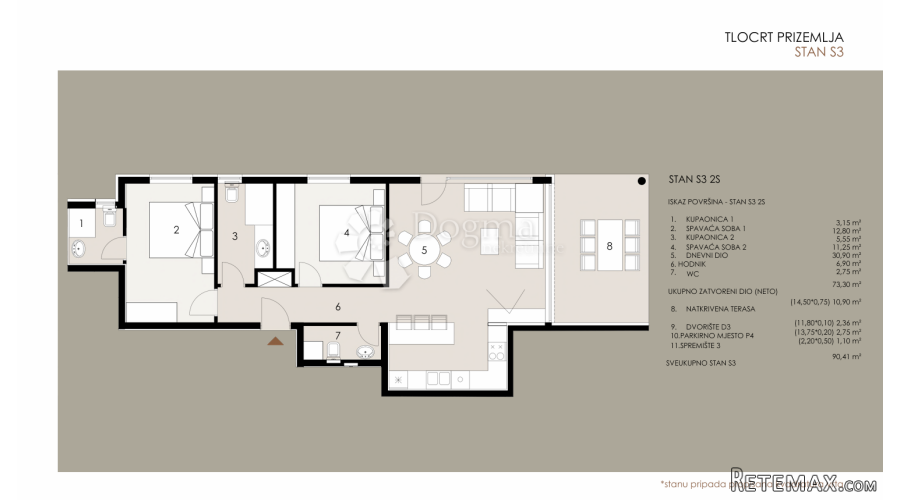 Top lokacija-Privlaka, 90,41m2 - 3