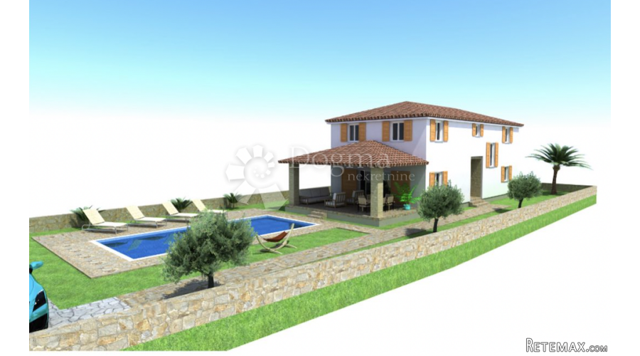 Građevinsko zemljište sa projektom za gradnju kuće