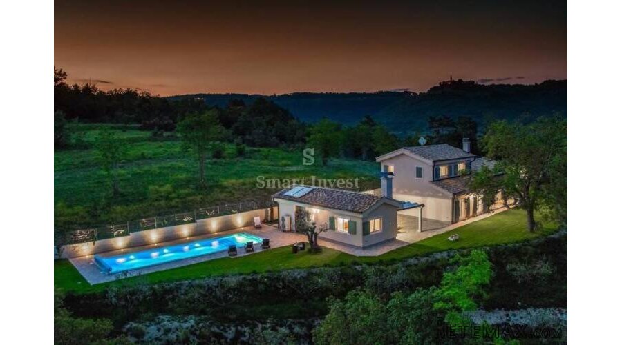 ISTRA, GROŽNJAN, EKSKLUZIVNA VILA - JEDINSTVENI SPOJ..