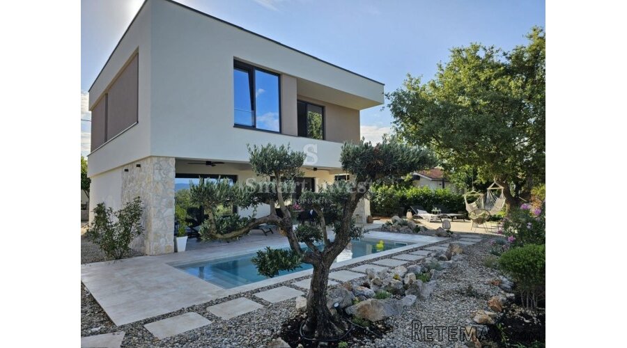 KRK - LINARDIĆI, luksuzna vila s bazenom