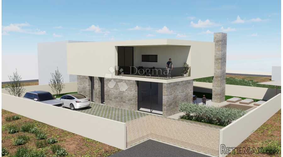EKSKLUZIVNO!! OTOK UGLJAN – GRAĐEVINSKO ZEMLJIŠTE S PROJEKTO - 3