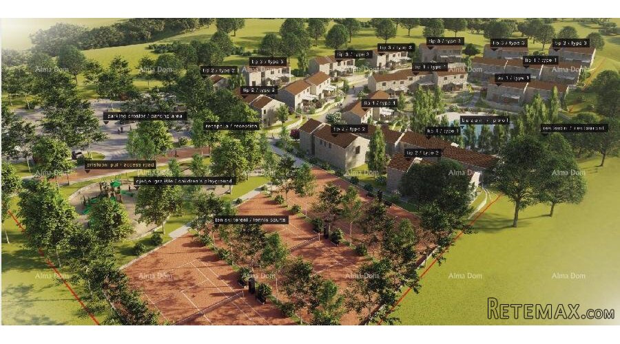 Zona T2, teren sa projektom za turističko naselje - 3