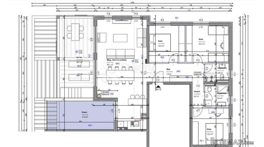 Tar, luksuzan penthouse s pogledom na more - 3