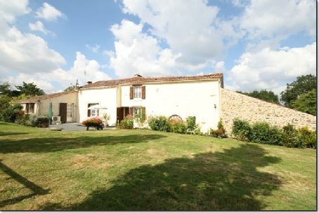 Renovated country house with large..