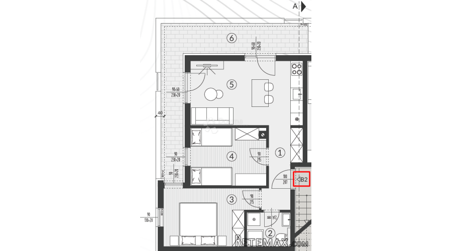 Šikići - stan u prizemlju (2SS+DB, VRT, PARKING) - 2