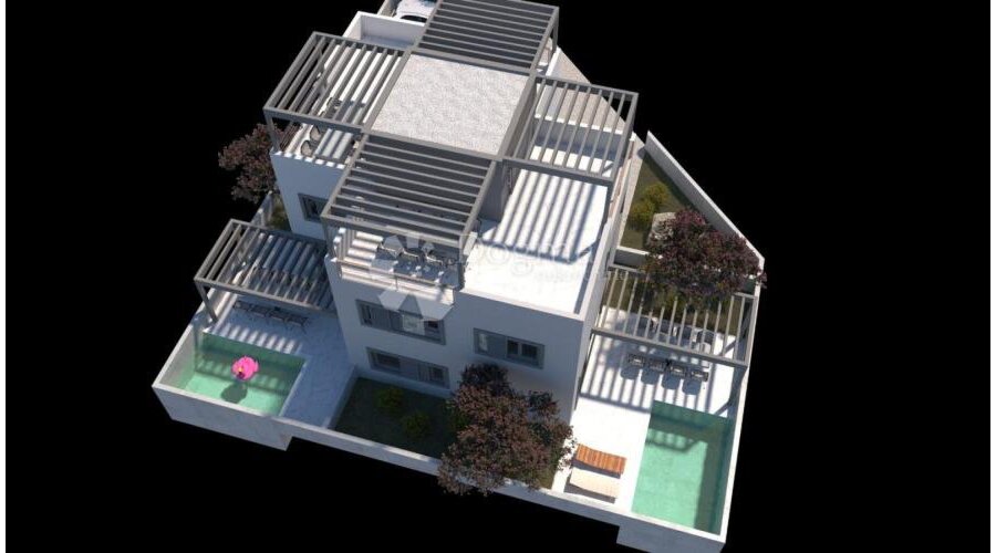 TROETAŽNI DUPLEX S PRIVATNOM KROVNOM TERASOM I BAZENOM – 50 - 2