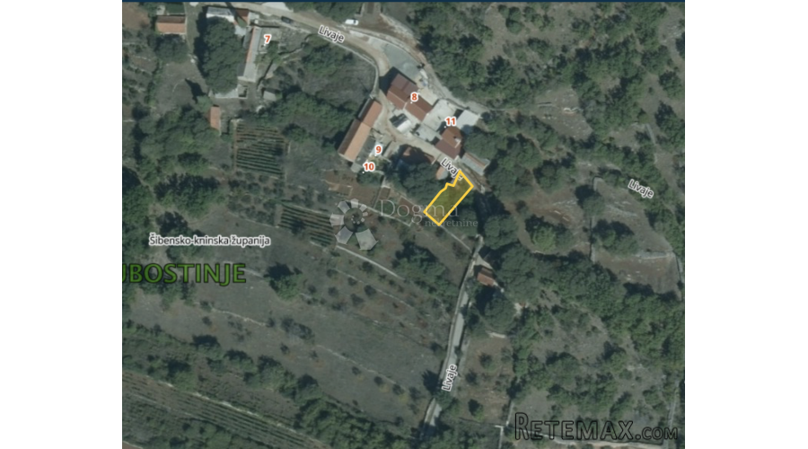 Građevinska parcela od 264 m2 - 2