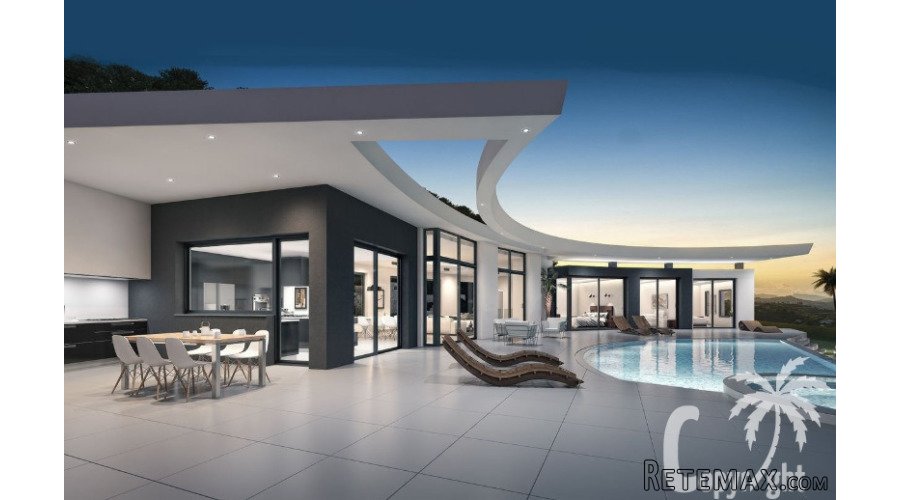 This spectacular modern villa enjoy open views from every..