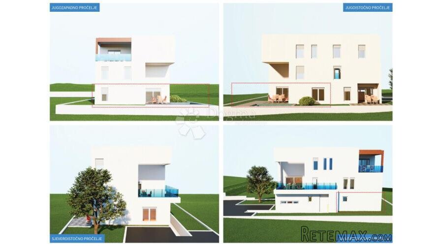 VODICE – EKSKLUZIVAN DVOSOBAN STAN S PRIVATNIM BAZENOM I VRT - 2