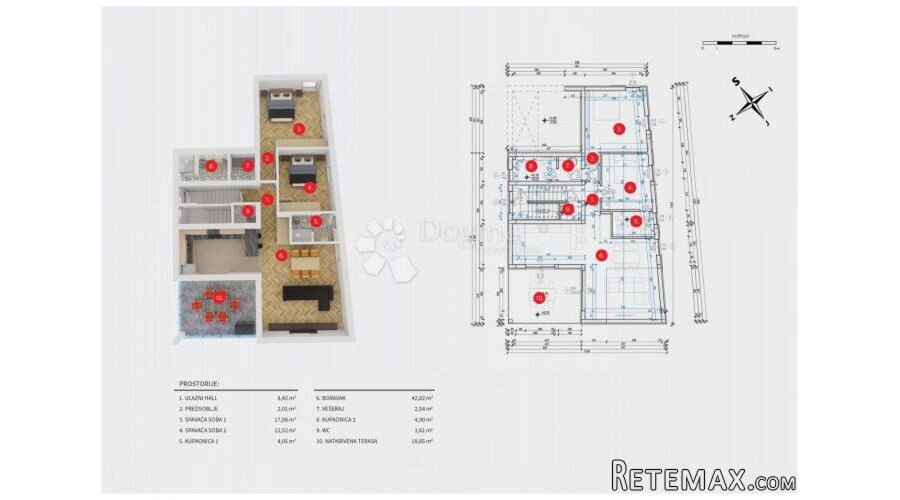 VODICE – PREDIVAN DVOSOBAN PENTHOUSE - 3