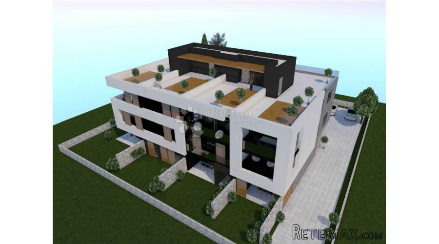 Stan S7 – dvoetažni stan s krovnom terasom, Privlaka