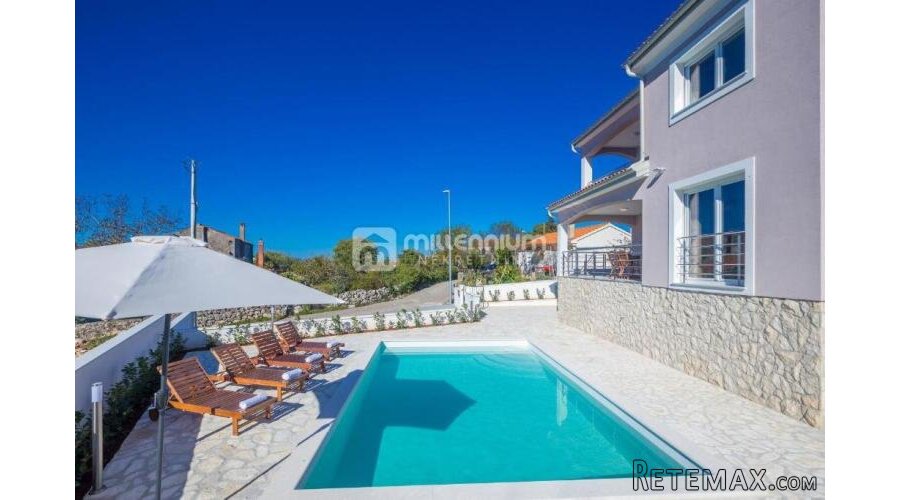 Otok Krk, Linardići, samostojeća kuća, 170m2, bazen - 8