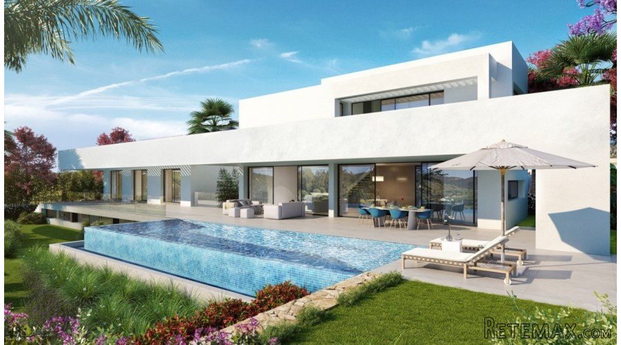 Spacious villas built with quality materials, a stone's..