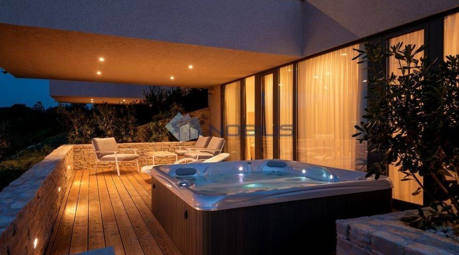 Korčula, moderna luksuzna vila, 190m2 , bazen, pogled - 12