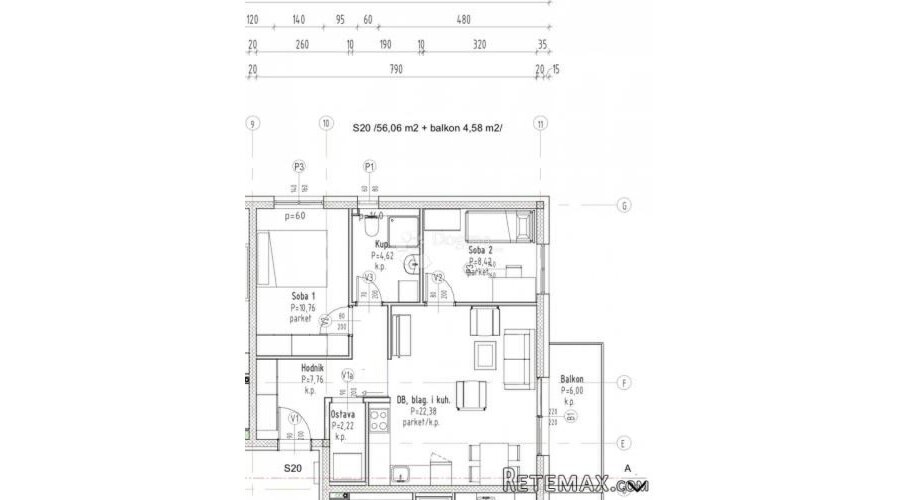 S20-NOVOGRADNJA - GRADIĆI - OD 3.000€ PO M2 - VL.GOR - 2