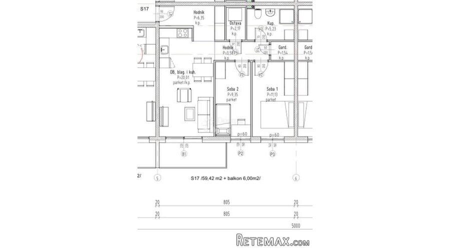 S17-NOVOGRADNJA - GRADIĆI - OD 3.000€ PO M2 - VL.GOR - 2