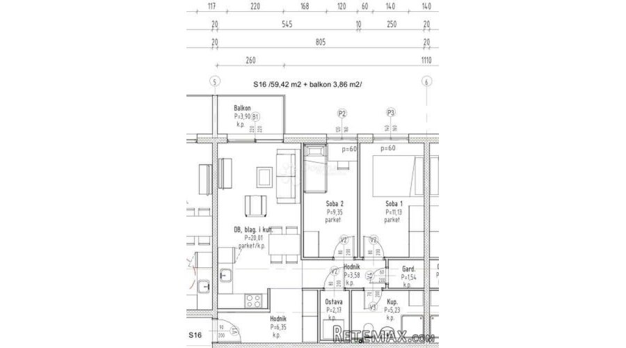 S16-NOVOGRADNJA - GRADIĆI - OD 3.000€ PO M2 - VL.GOR - 2