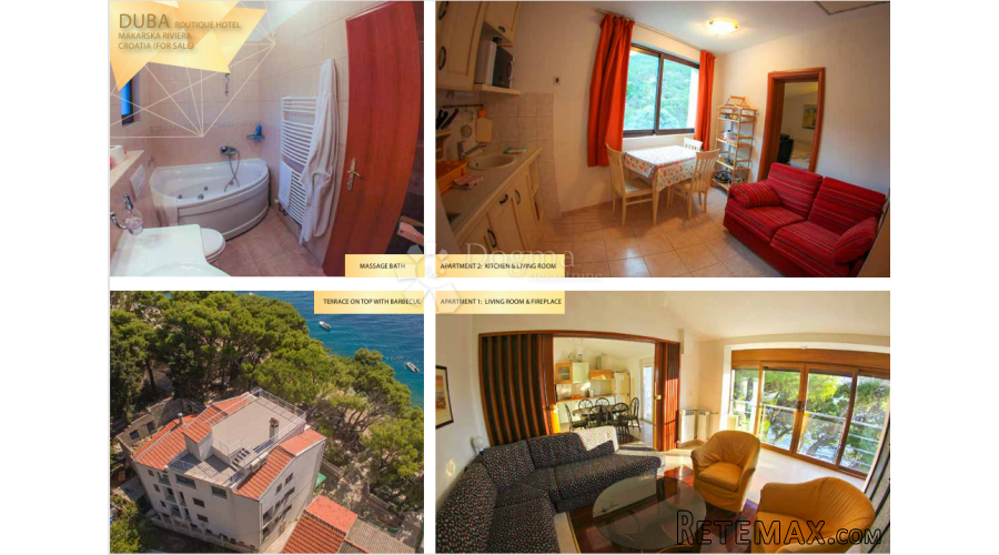 Boutique hotel prvi red do mora