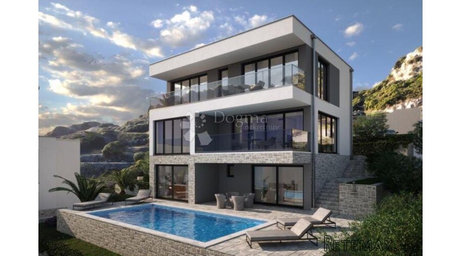 MODERNA LUKSUZNA VILA S POGLEDOM NA MORE - PELJEŠAC