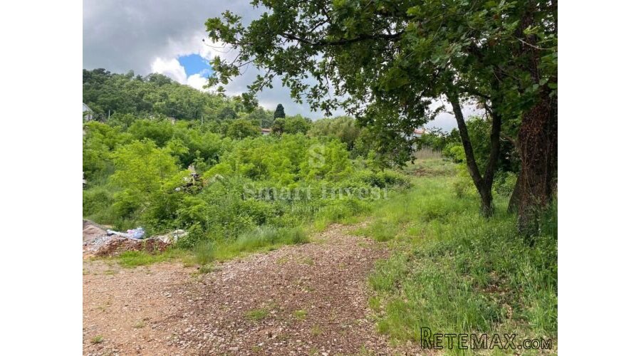 LOVRAN, zemljište od 984 m2 s građevinskom dozvolom, pogled.. - 2