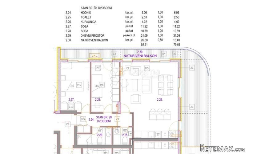 SPLIT – ORIŠAC | Komforan dvosoban stan u novogradnji - 3