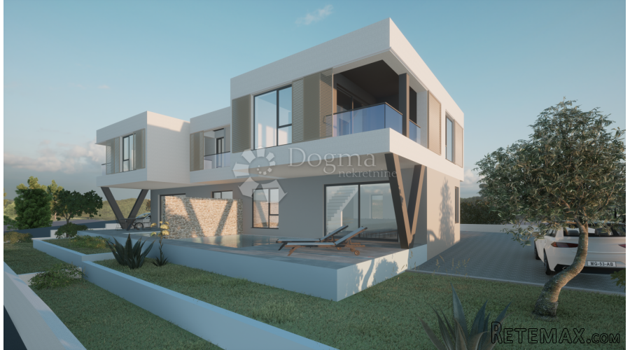 Vodice, moderni duplex 3, stan s bazenom S1 (P+1) - 2