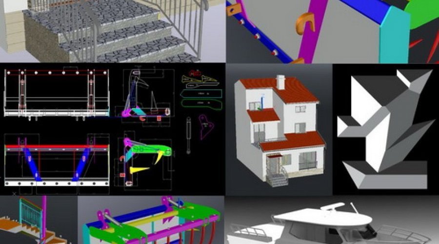 Uslužno 2D/3D crtanje u AutoCAD-u i Blender-u