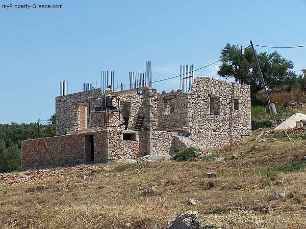 Part constructed stone villa in Keri.. - 2