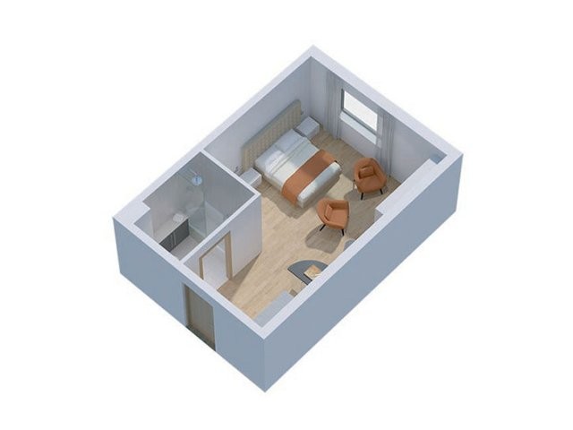 Studio Apartment, Room36 - 2