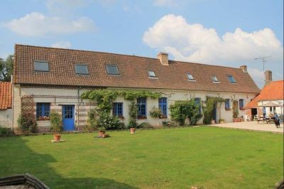 House and Outbuilding Around Courtyard