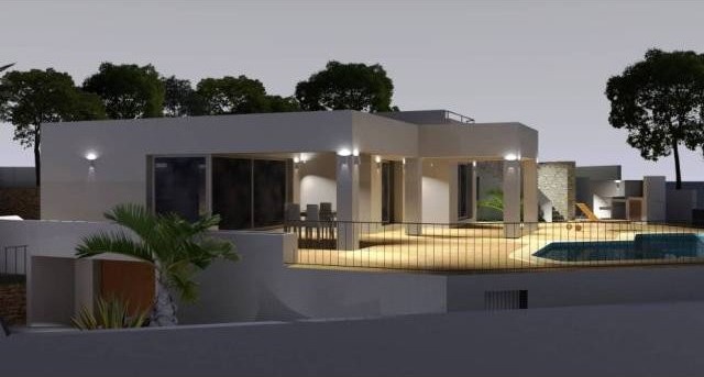 Modern Design Villa under construction..