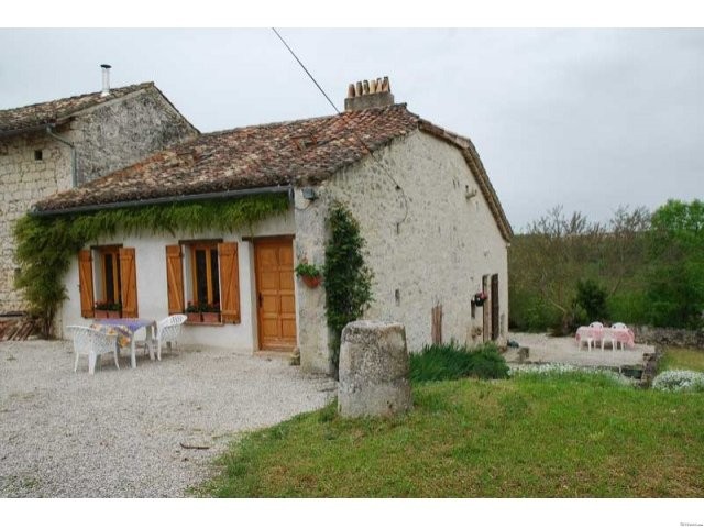 Stone Quercy Farmhouse With 3/4 Acre..