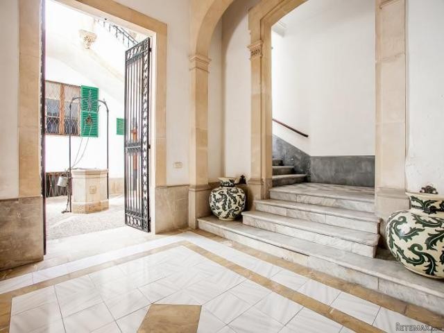 Historical city palace next to Paseo..
