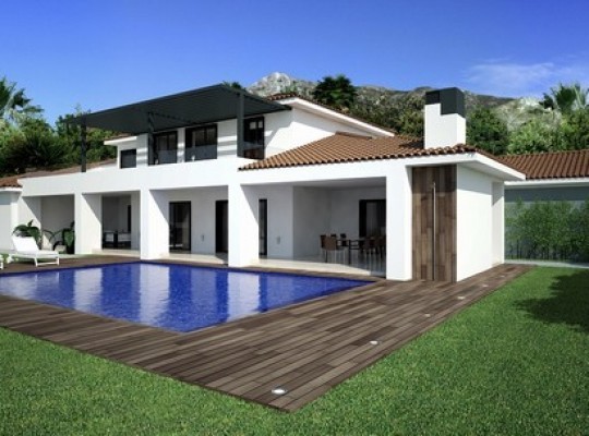 Contemporary style villa on Marbella's..