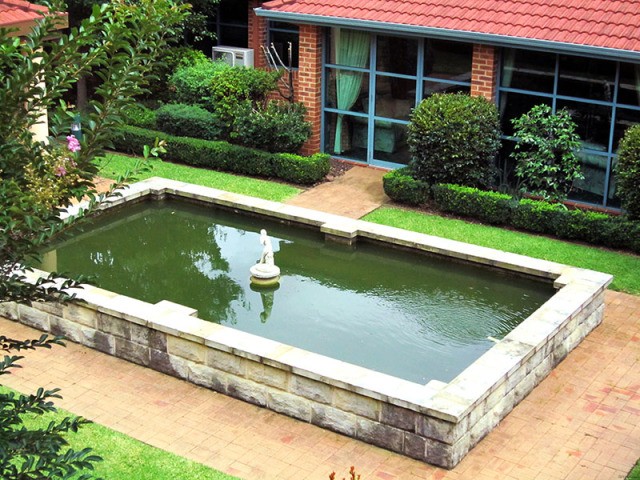 First floor views over well maintained..