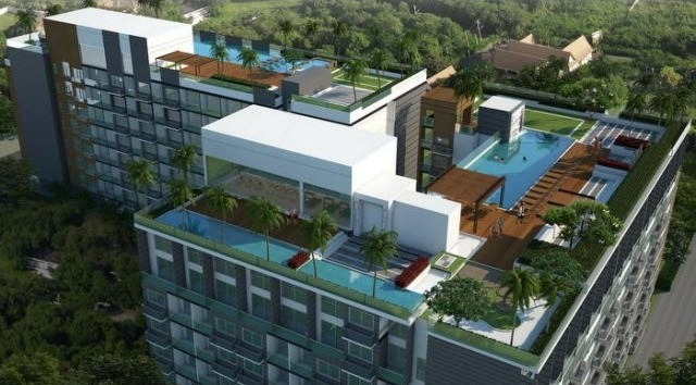 C-View: modern studio condo, top..