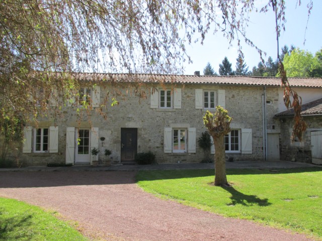 Stone House + Outbuildings Set In 4 Ha's