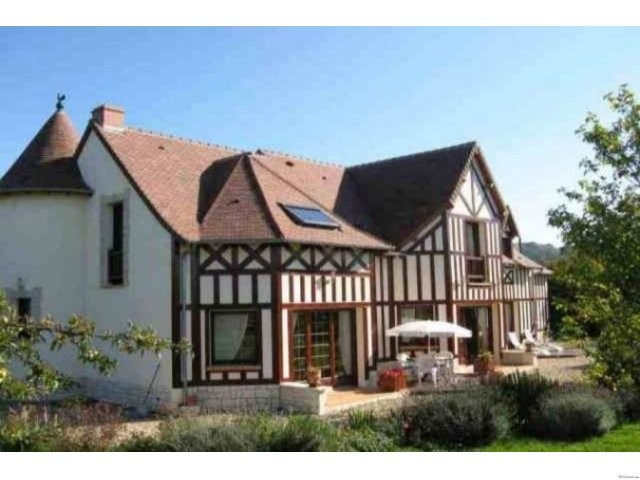 Luxury Character House, Distant Sea..