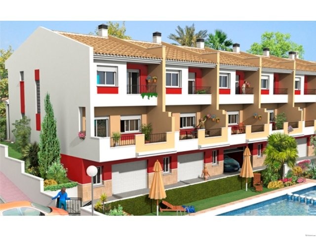 Large new townhouses in Benijofar