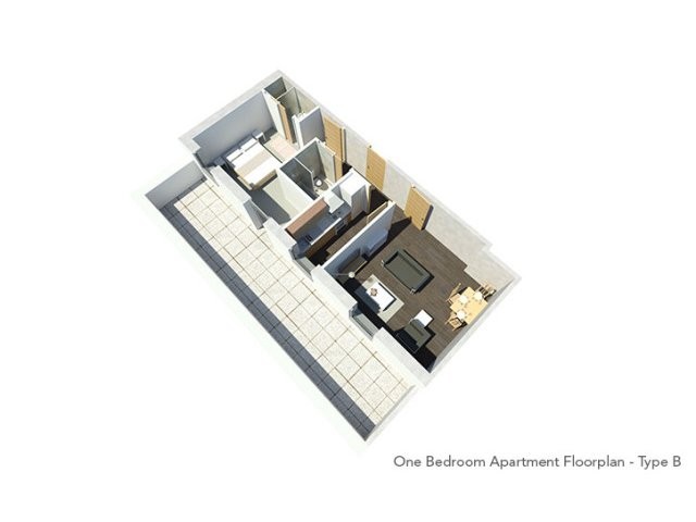 One Bedroom Apartment, Taray Towers - 2