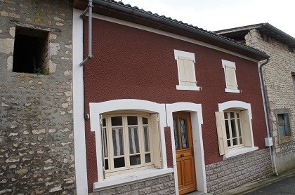 Village property with garage