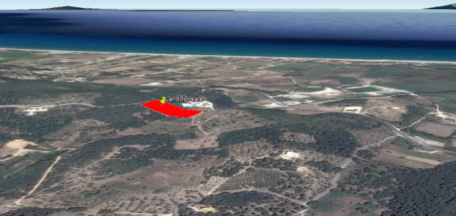 B415 - Kerkyra, Land for sale , 13..