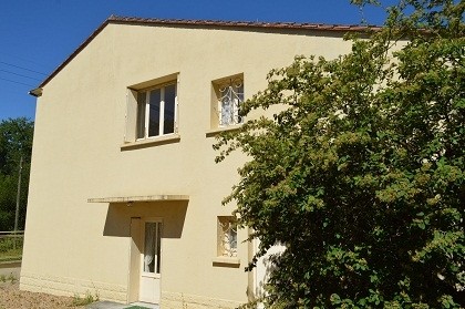 3-bed village house with garage..
