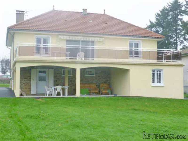 Modern Stone House With Basement In A..