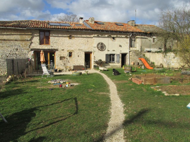 Stone House With Outbuildings