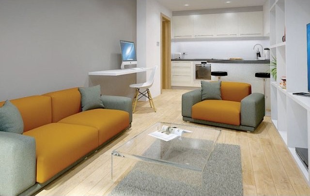 One Bedroom Apartment, Room36